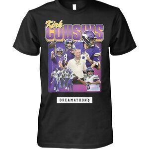 Kirk Cousins Dreamathon Vikings Football Fan Gift Graphic Sports T-shirt 79